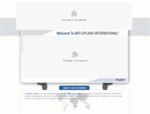 Tablet Screenshot of antisplash.com